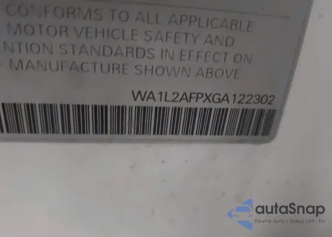2016 Audi Q5 Premium Plus z USA, uszkodzony, nr VIN WA1L2AFPXGA122302